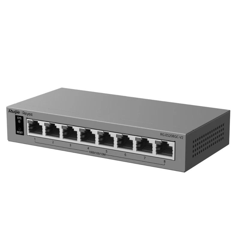 Reyee RG-ES208GC-V2 Switch Cloud 8P 1G - detalle