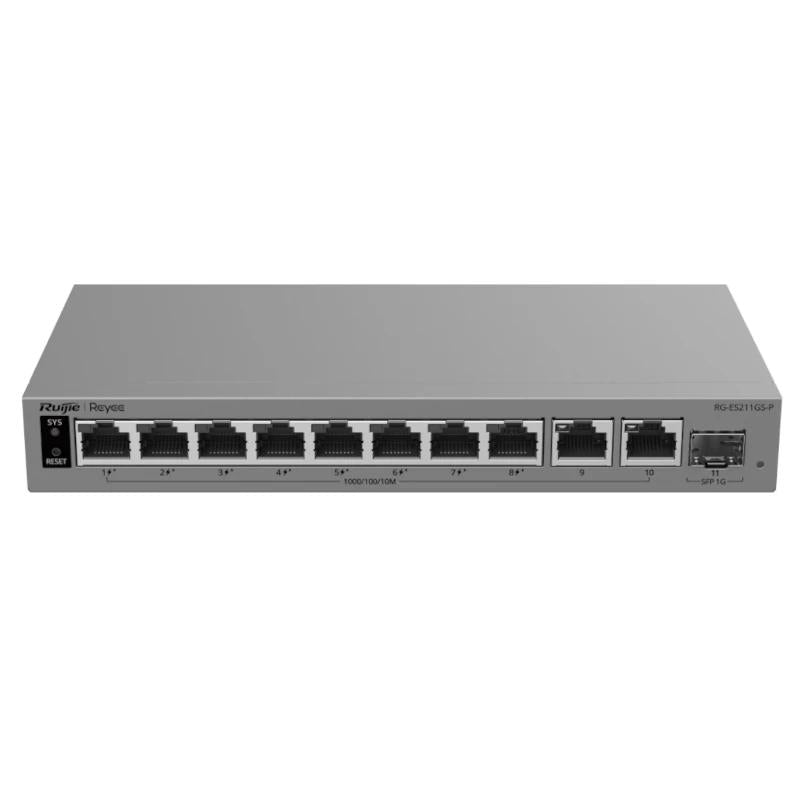 Reyee RG-ES211GS-P Switch Cloud 8P PoE + 2P 1G + 1