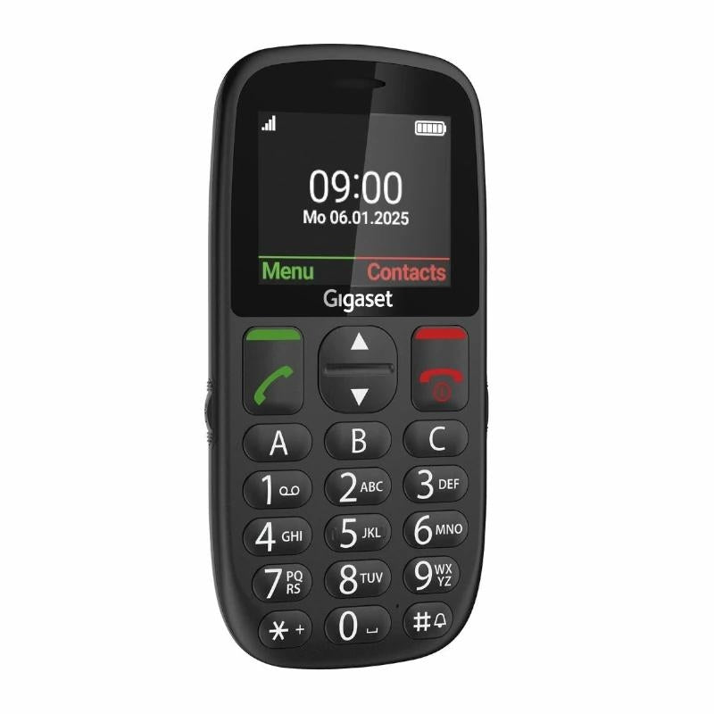 Gigaset Móvil Senior GL395 2.2" SIM Negro