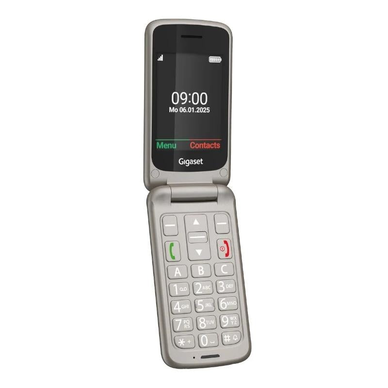 Gigaset Mobile Senior GL595 Tarxeta SIM de 2,8" Gris Titanio 