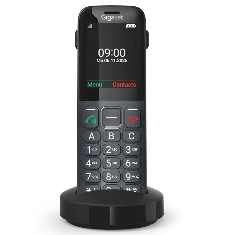 Gigaset Móvil Senior Comfort 600 SIM 4G 2.4" Black - detalle