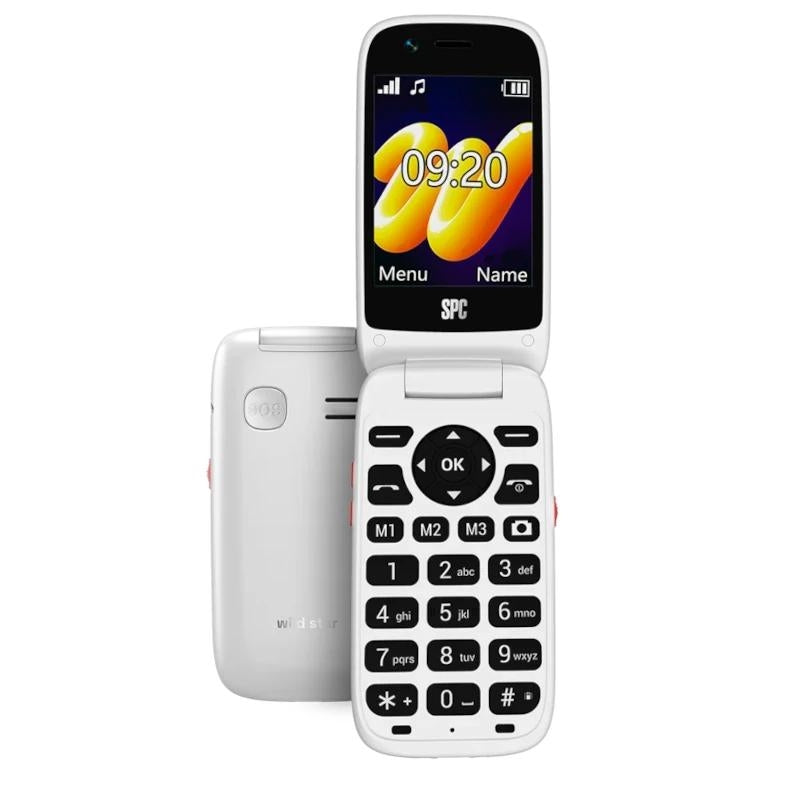SPC 2346B Wild Star 4G Movil 2.8" Circles FM Blanc