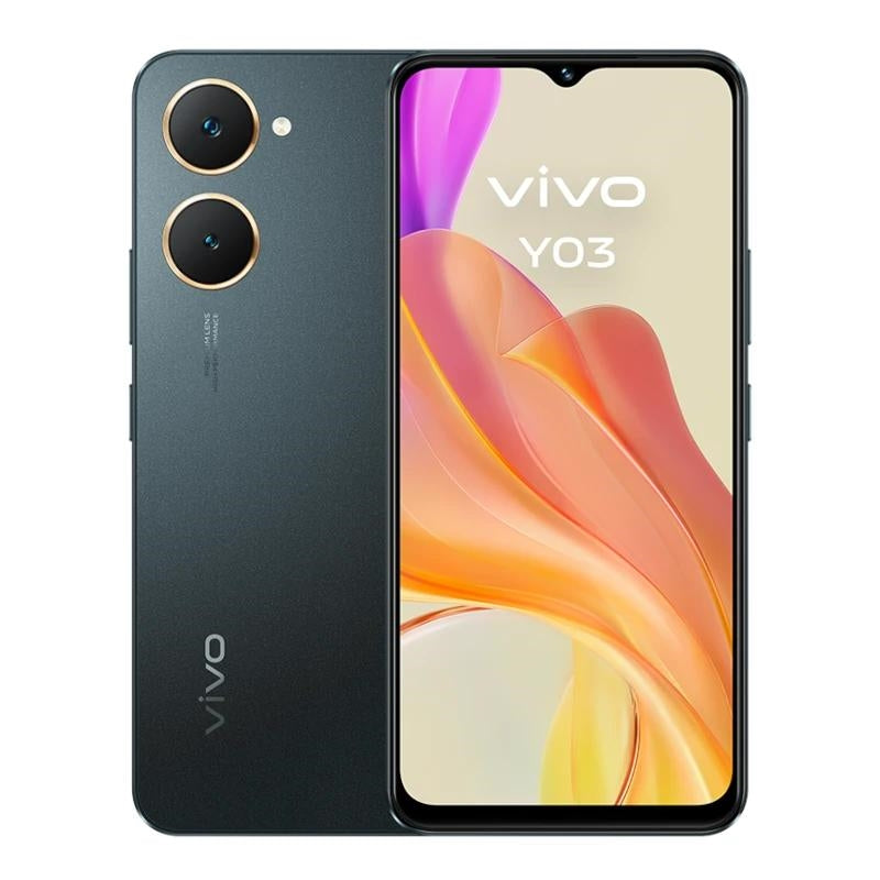 VIVO Y03 6,56" 4Gb(+4) 128Gb Negro espacial 
