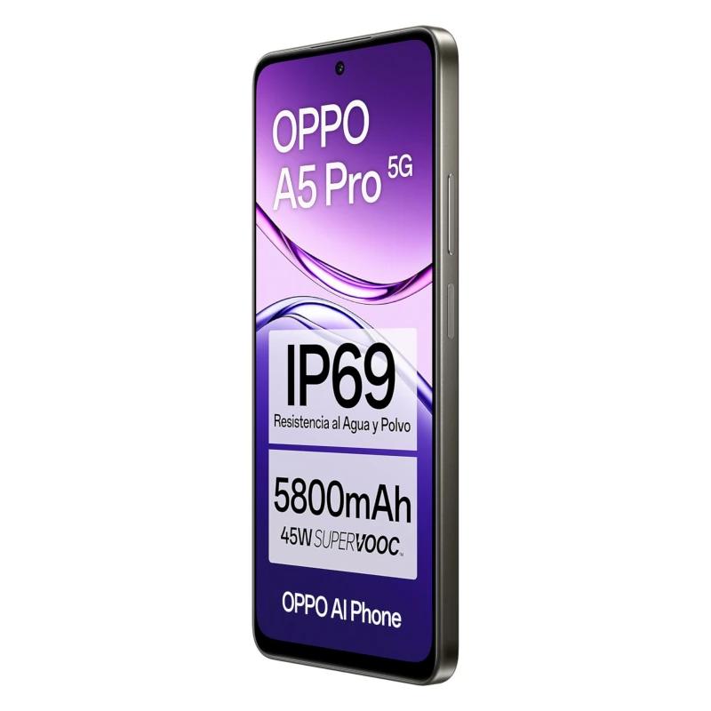 OPPO A5 Pro 5G 6.67" HD+ 256GB 8(+8)GB Black Brown - detalle