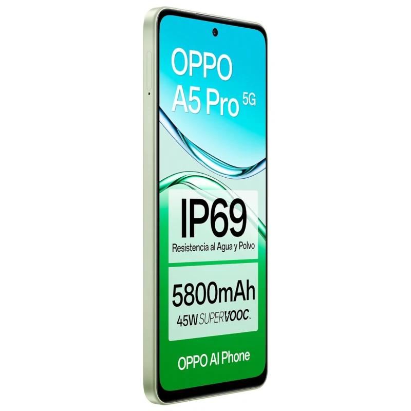 OPPO A5 Pro 5G 6.67" HD+ 256GB 8(+8)GB Olive Green - detalle