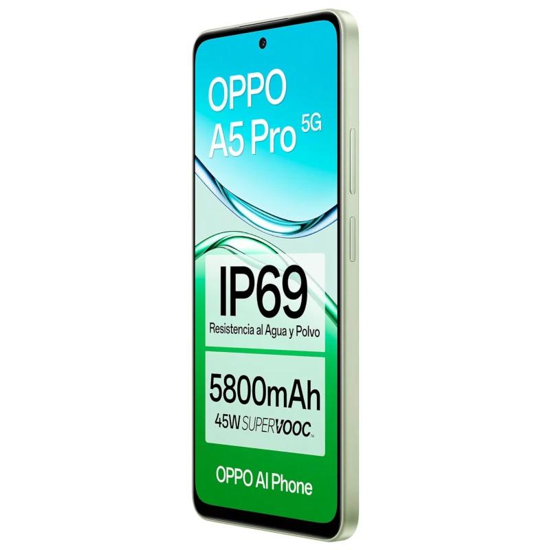 OPPO A5 Pro 5G 6.67" HD+ 256GB 8(+8)GB Olive Green - detalle