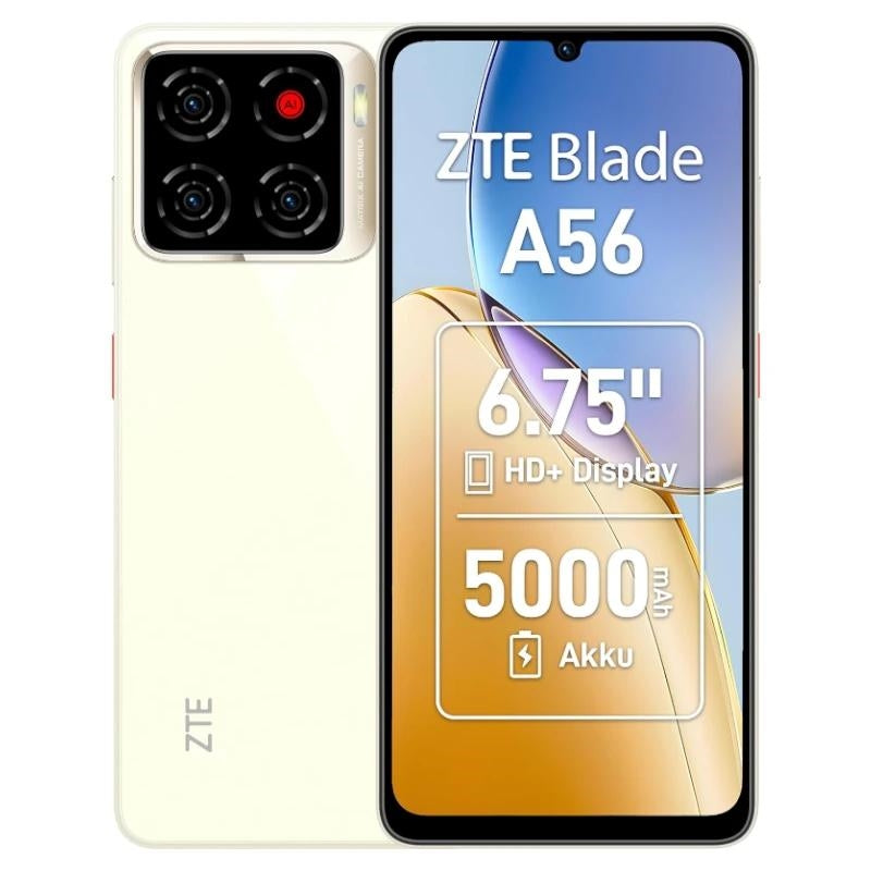ZTE Blade A56 6,75" HD+ 4GB (+8GB) 64GB Dourado