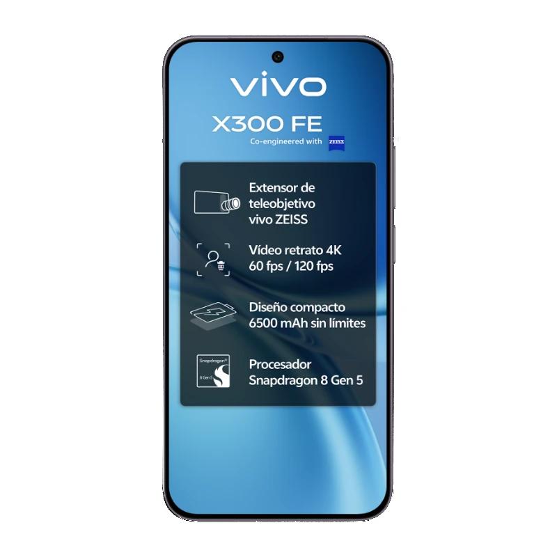 VIVO X300 FE 5G 6.31" 120hz 12Gb 512Gb Black - detalle
