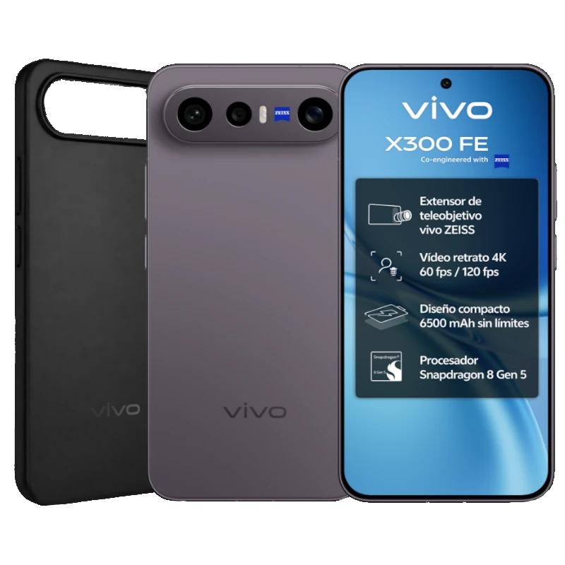 VIVO X300 FE 5G Black + Ch90w + Kit fotografico - detalle