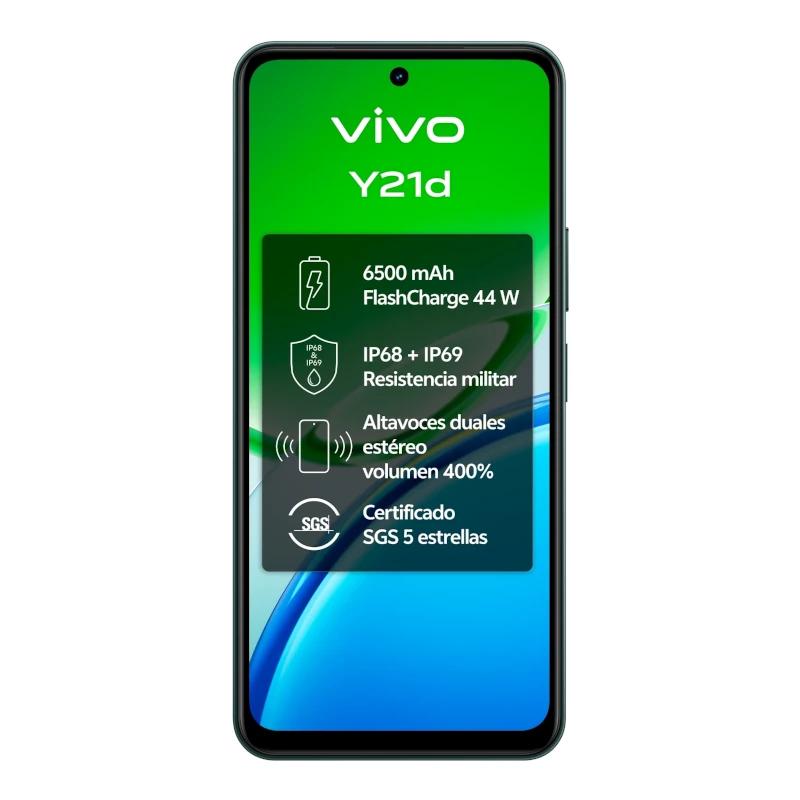 VIVO Y21d 4Gb(+4) 128Gb 6.68" IP69 Jade Green - detalle