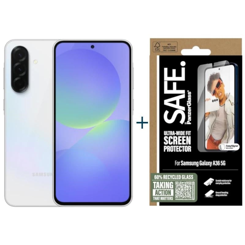 Samsung Galaxy A36 128GB 6GB White +Prot SAFE