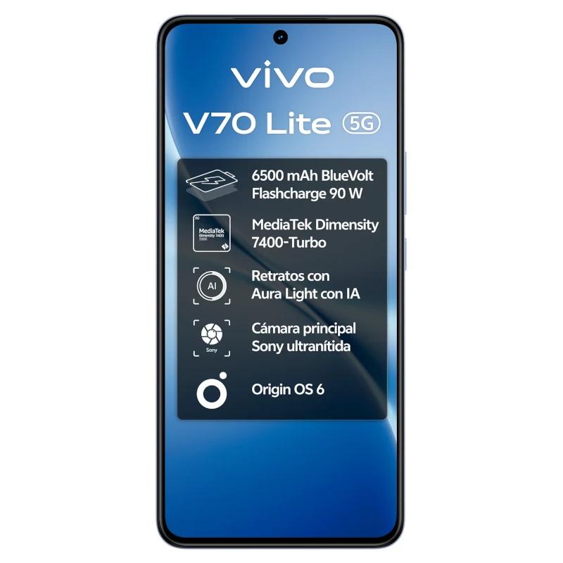 VIVO V70 Lite 5G 6.77" 6Gb 128Gb Blue - detalle