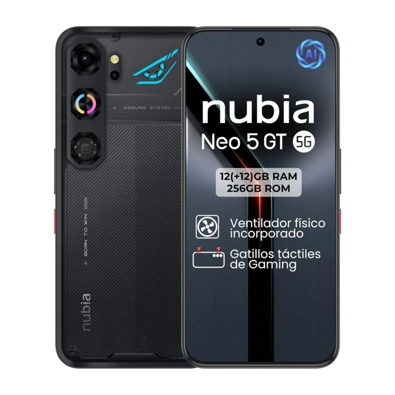 ZTE Nubia Neo 5 GT 6.8" 12GB 256GB Black Gaming