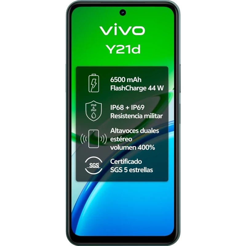 VIVO Y21d 5G 6.68" 6Gb(64) 256Gb IP69 Jade Green - detalle