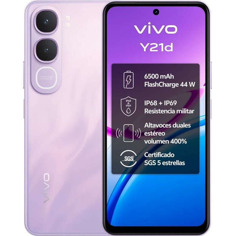 VIVO Y21d 5G 6.68" 6Gb(64) 256Gb IP69 Lavanda Purp