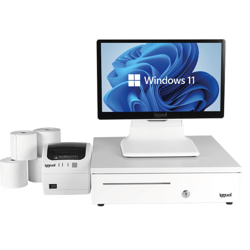 Pack TPV blanco 15,6"  N100 +30PW+EASY80W+W11 - detalle