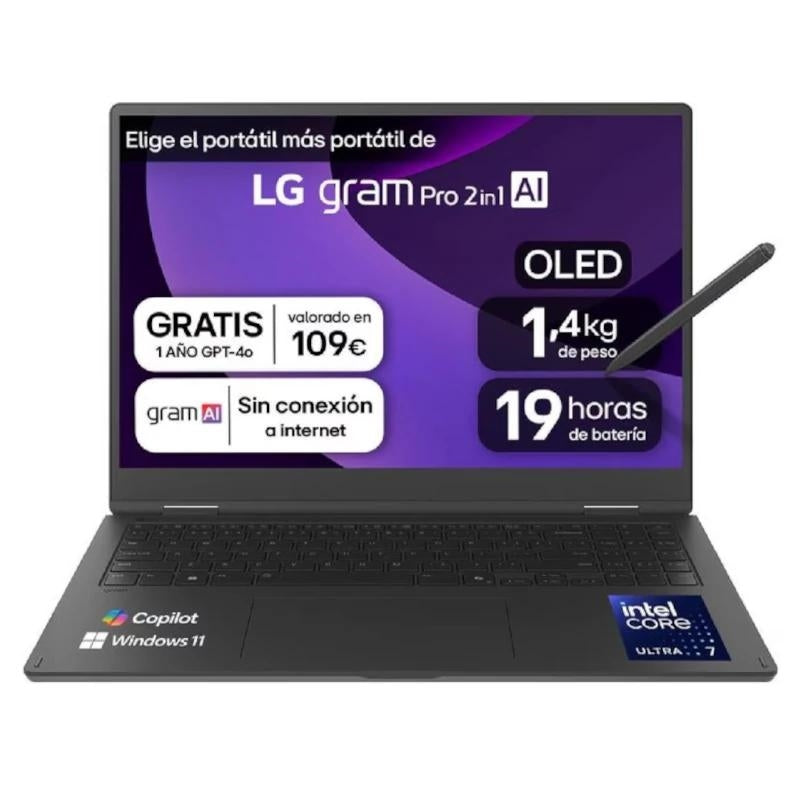 LG 16T90TP-K.AD88BN U7-255H 32GB 1TB W11H 16" T
