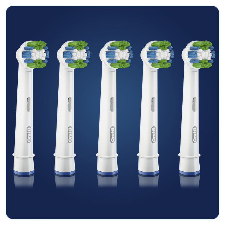 Oral-B Precision Clean 80339350 cepillo de cabello 5 pieza(s) Azul. Blanco