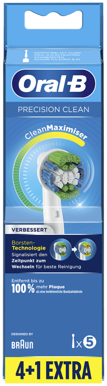 ACCESORIO DENTAL BRAUN ORAL-B EB20-5 PRECISION CLEAN 4 UDS + 1 GRATIS - detalle