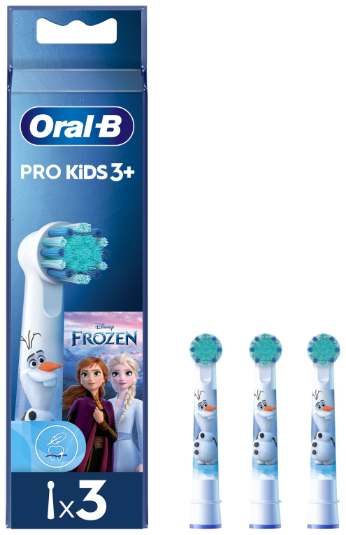 ACCESORIO DENTAL BRAUN ORAL-B KIDS FROZEN BLANCO PACK 3 UDS