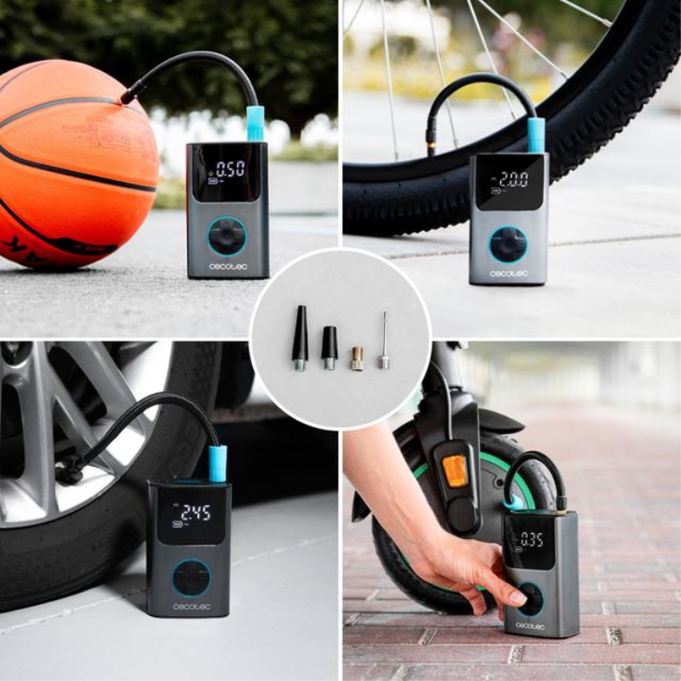 ACCESORIO MOVILIDAD CECOTEC INFLADOR ELECTRICO AIR MAX - detalle