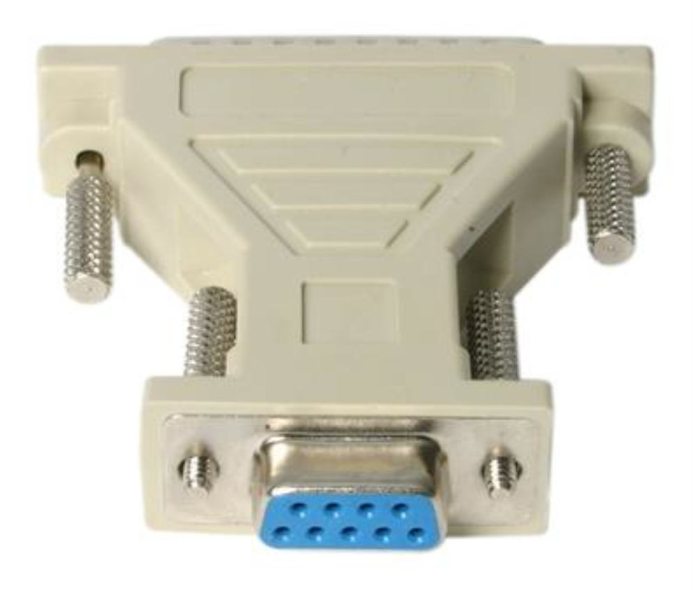 ADAPATDOR SERIE DB9 HEMBRA A SERIE DB25 MACHO - detalle