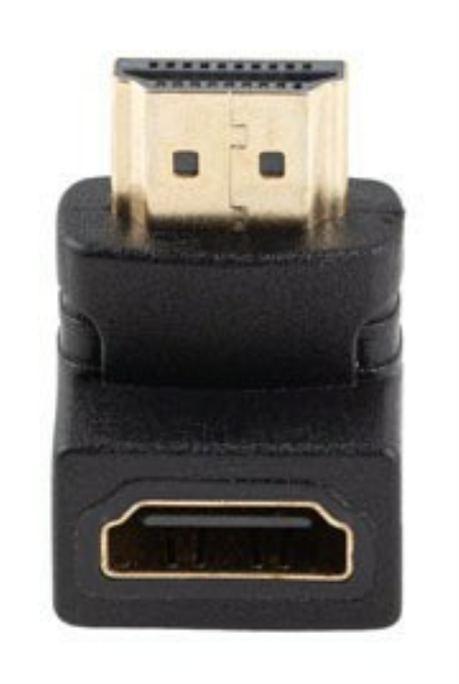 ADAPTADOR 4K LANBERG HDMI(M) A HDMI(H) ANGULO ABAJO - detalle