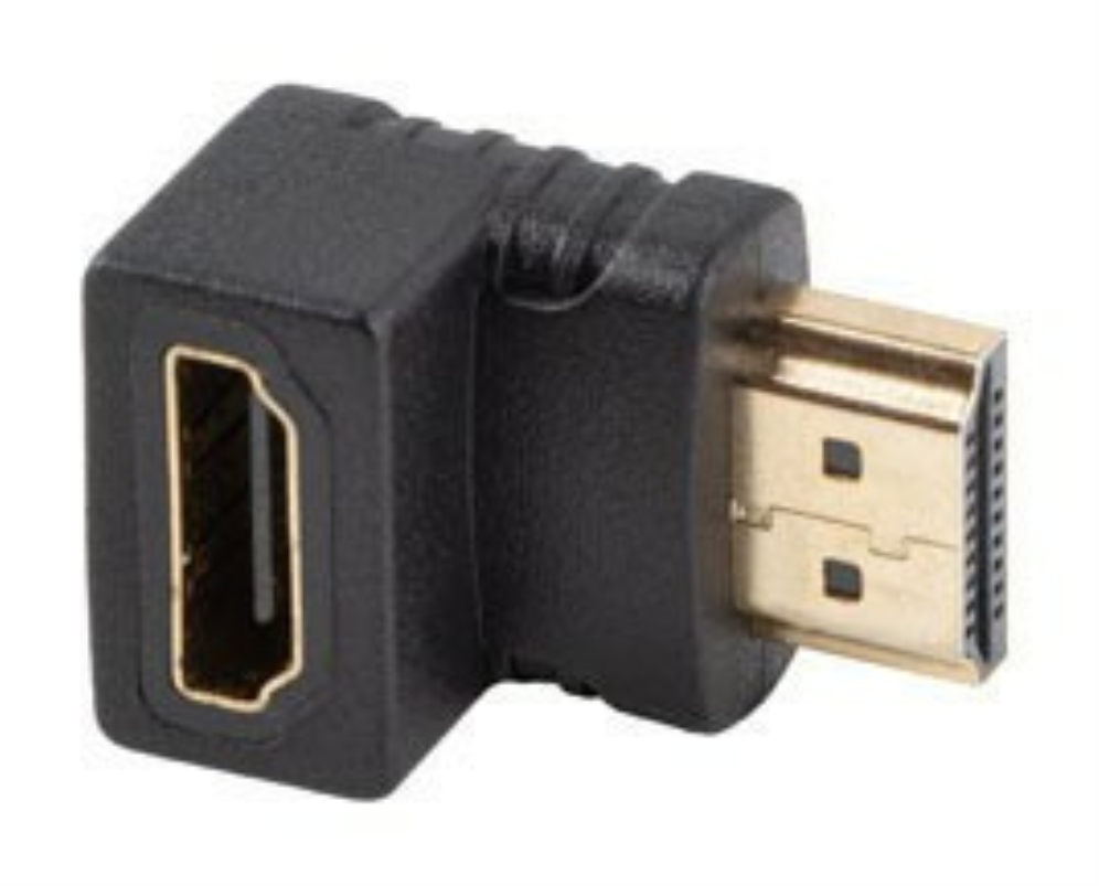 ADAPTADOR 4K LANBERG HDMI(M) A HDMI(H) ANGULO ABAJO - detalle