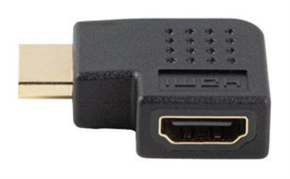 ADAPTADOR 4K LANBERG HDMI(M) A HDMI(H) ANGULO IZQUIERDA - detalle