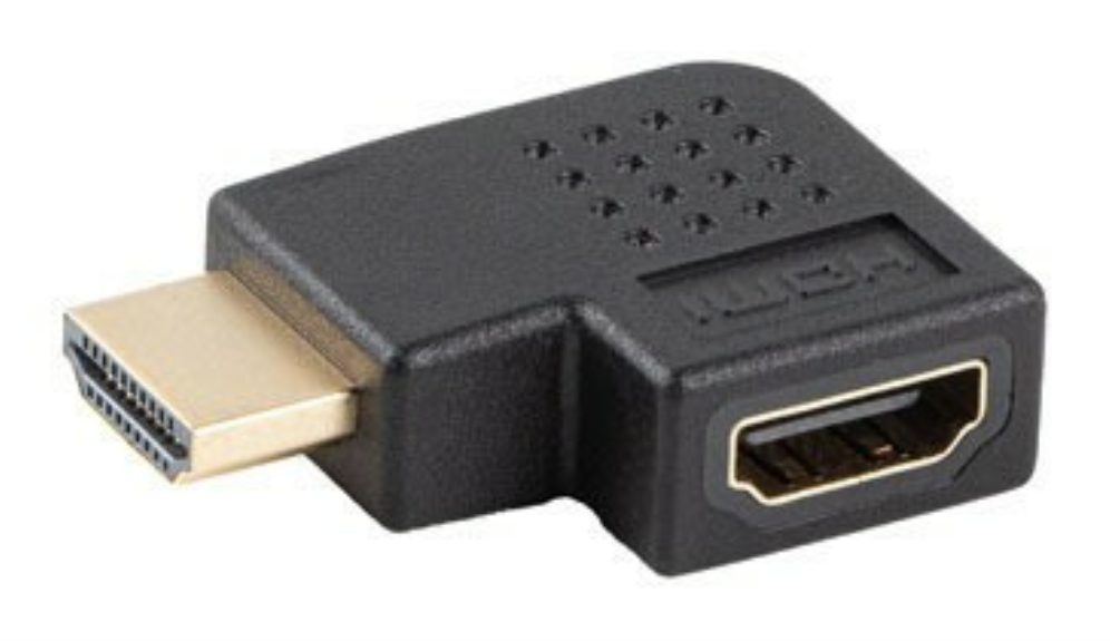 ADAPTADOR 4K LANBERG HDMI(M) A HDMI(H) ANGULO IZQUIERDA - detalle