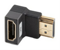 ADAPTADOR 8K LANBERG HDMI(M) A HDMI(H) ANGULO ABAJO ALUMINIO PLATA