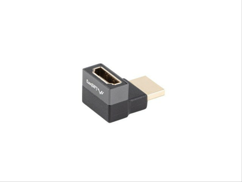 Lanberg AD-HDMI-08 adaptador de cable de vídeo HDMI tipus A (Estàndard) Negre. Plata