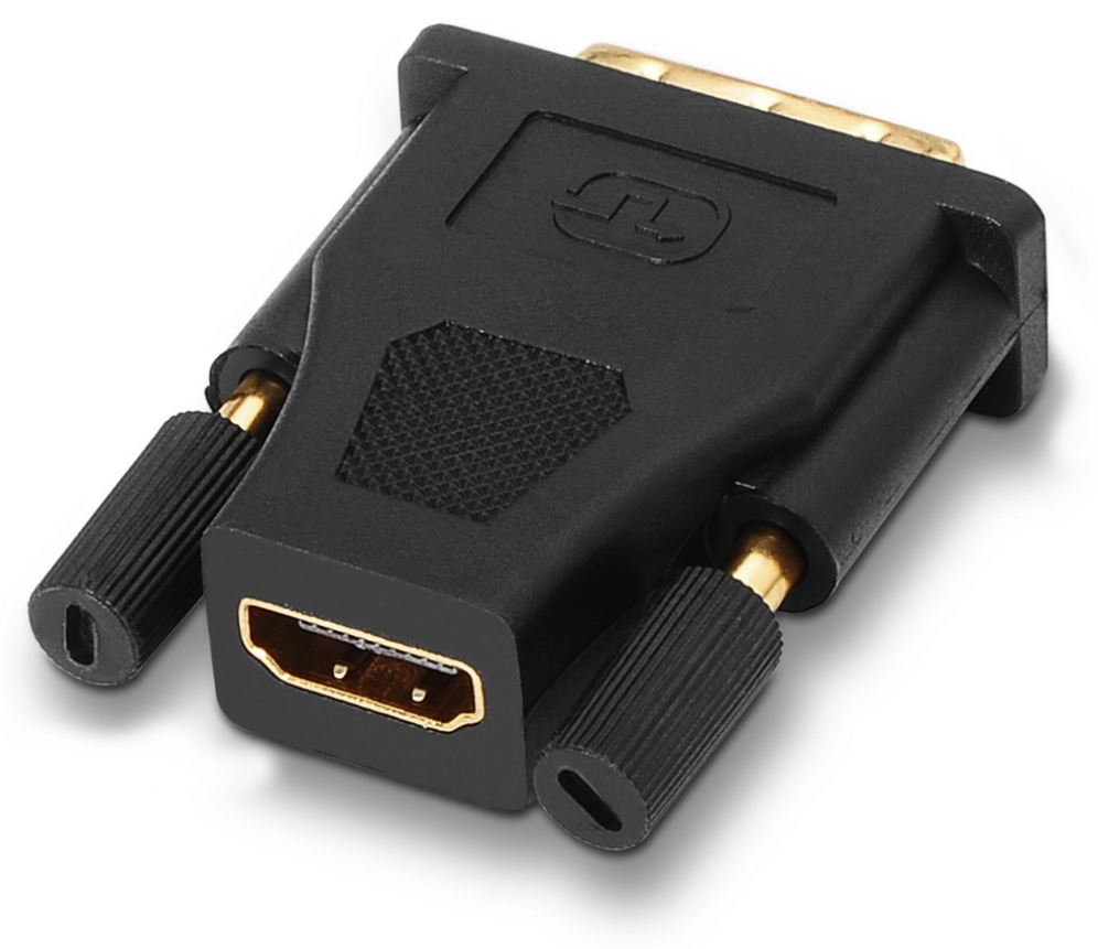 ADAPTADOR AISENS DVI A HDMI 24 1 M-HDMI A H ORO NEGRO - detalle