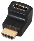 ADAPTADOR AISENS HDMI ACODADO A/H-A/M NEGRO