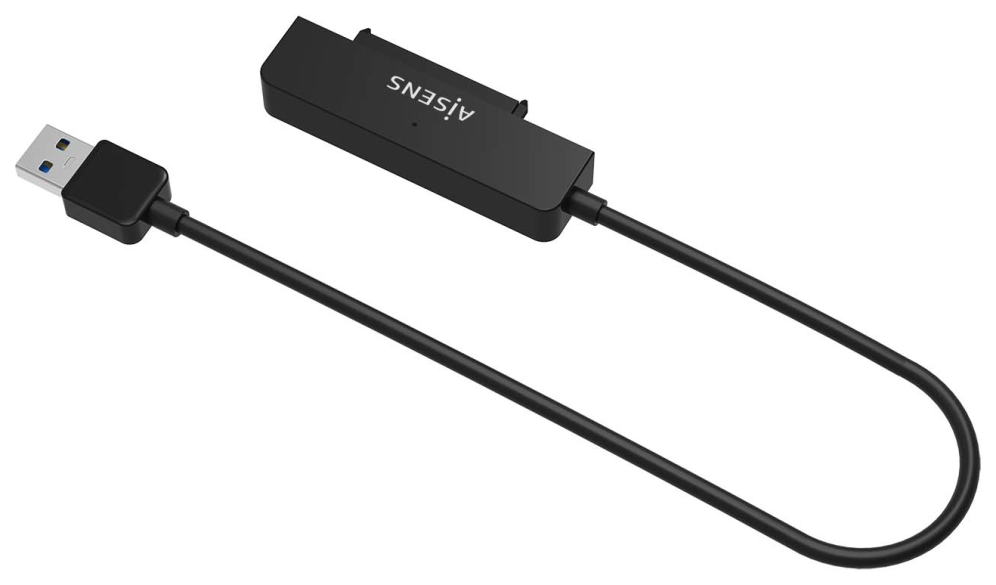 ADAPTADOR AISENS SATA A USB-A USB 3.0/3.1 GEN1 DISCOS 2.5 NEGRO - detalle