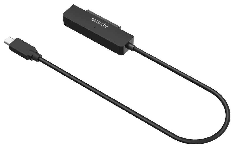 ADAPTADOR AISENS SATA A USB-C USB 3.0/3.1 GEN1 DISCOS 2.5 NEGRO - detalle