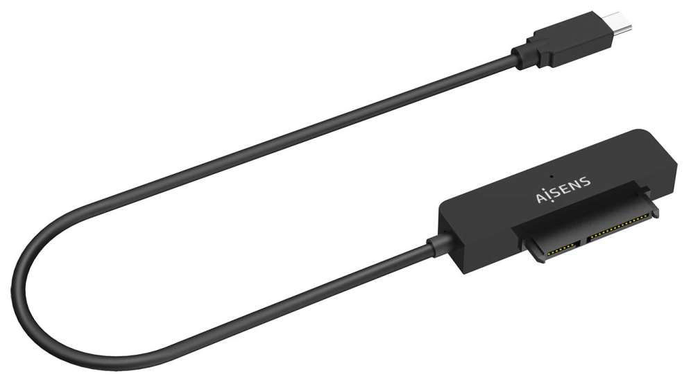 ADAPTADOR AISENS SATA A USB-C USB 3.0/3.1 GEN1 DISCOS 2.5 NEGRO - detalle