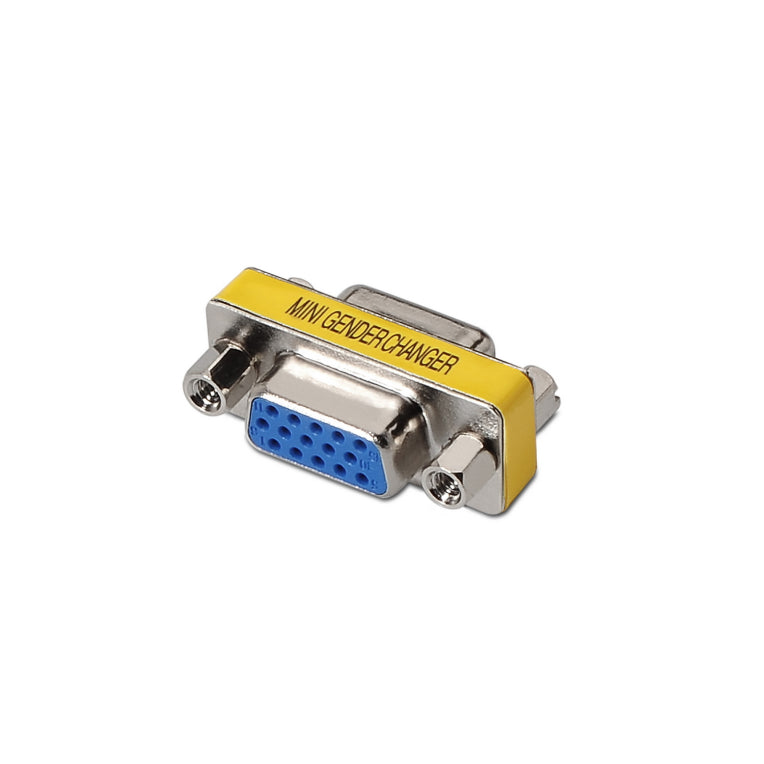 AISENS A114-0082 cambiador de género para cable VGA D-sub D-sub Azul. Plata