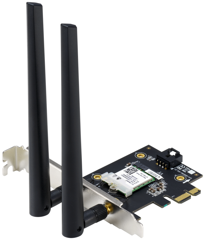 ADAPTADOR ASUS PCE-AX1800 ADAPTADOR PCIE AX1800 WIFI 6 BLUETOOTH 5.2 - detalle