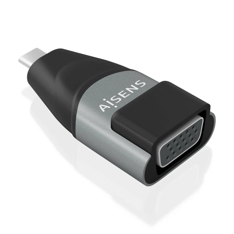 AISENS A109-0863 cambiador de género para cable USB C Negro. Gris