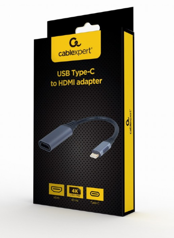 ADAPTADOR DE PANTALLA GEMBIRD USB TIPO C A HDMI, GRIS ESPACIAL - detalle