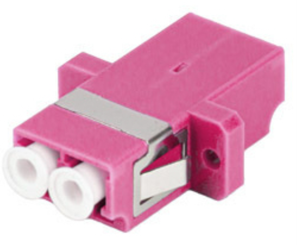 ADAPTADOR FIBRA OPTICA LANBERG MULTI LC/UPC DUPLEX OM4