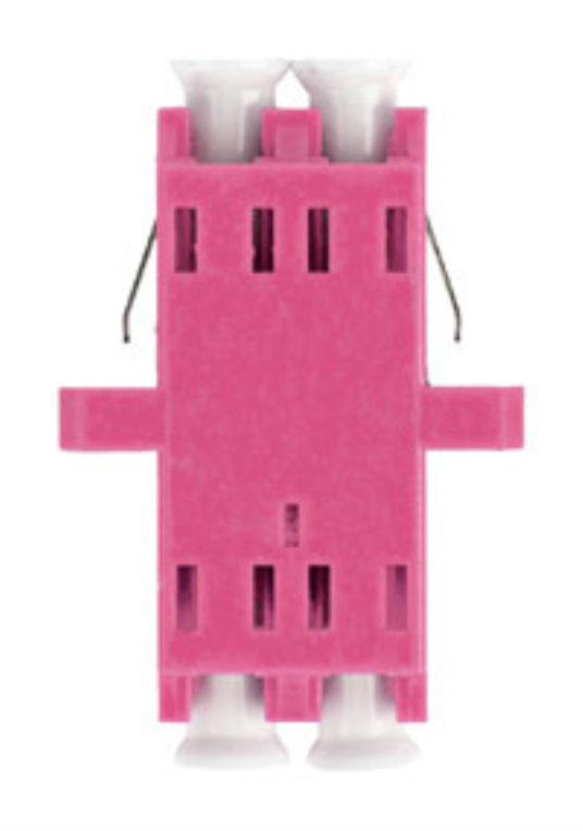 ADAPTADOR FIBRA OPTICA LANBERG MULTI LC/UPC DUPLEX OM4 - detalle
