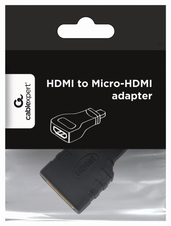 ADAPTADOR GEMBIRD HDMI A HDMI MICRO HEMBRA MACHO - detalle
