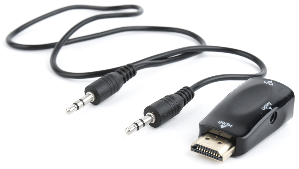 ADAPTADOR GEMBIRD HDMI A VGA HEMBRA CON 3,5MM AUDIO 0,15M