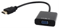 Gembird A-HDMI-VGA-03 adaptador de cable de vídeo 0.15 m HDMI tipo A (Estándar) VGA (D-Sub) Negro