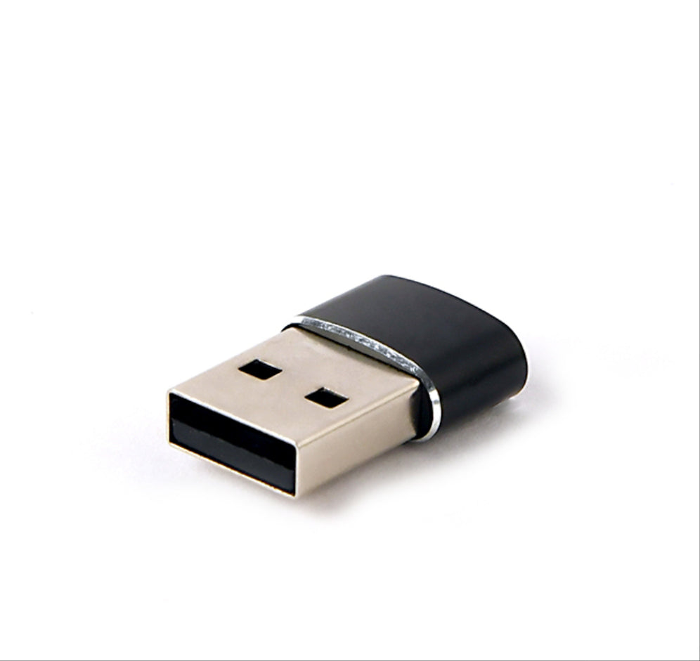 Gembird A-USB2-AMCF-02 cambiador de género para cable USB A USB C Negro