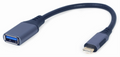 ADAPTADOR GEMBIRD USB-C A OTG (CM/AF) GRIS ESPACIAL