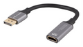 ADAPTADOR LANBERG 4K DISPLAYPORT MACHO/HDMI HEMBRA 20CM