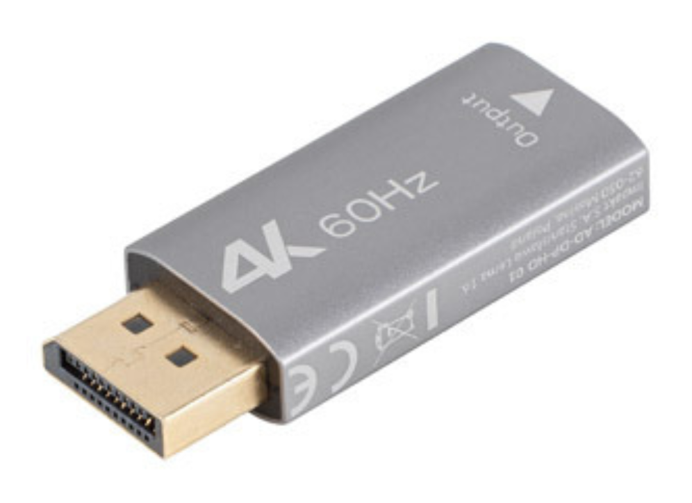 ADAPTADOR LANBERG 4K DISPLAYPORT MACHO/HDMI HEMBRA